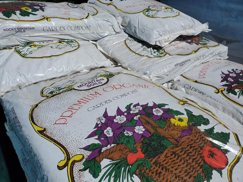 Landscaping project materials at Pagosa Nursery